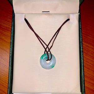 100% Real Jade | Green Jade Circle Pendant
